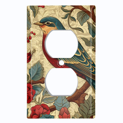 Couvercle de plaque d'interrupteur en métal; Bascule à 3 bandes US standard - Bid Art traditionnel