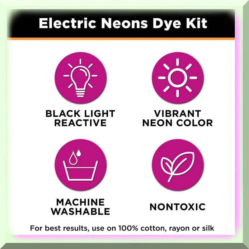 Neon Fusion Fabric Dye Kit Multi Fl Colors