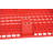 Red Plastic Nestable Skid
