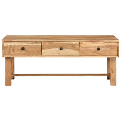 Andrina Solid Wood Coffee Table with Storage