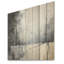 «Wintertime Wonders - Winter Landscape», art mural sur bois de pin naturel-1298700919