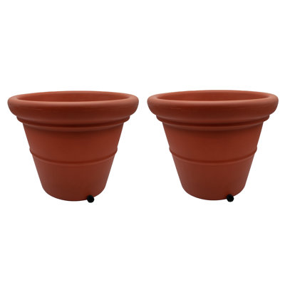 Jardinière ronde Terrazzo - (paquet de 2)