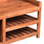 Banc de rangement en bois Ayane