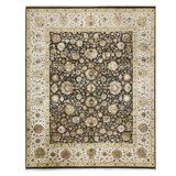 Hand Woven Silk and Wool Oriental Area Rug