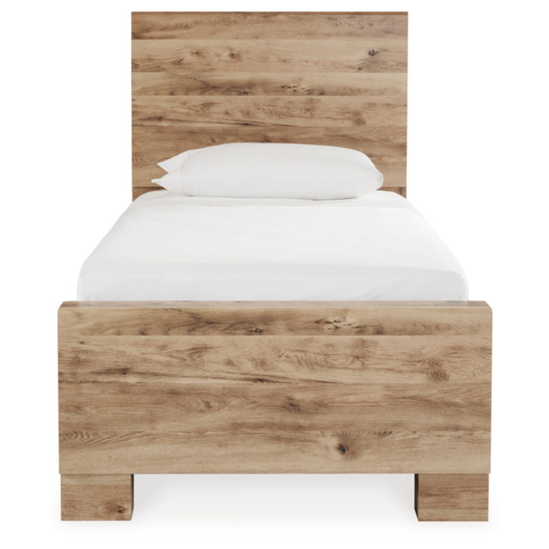 Hafizur Twin Panel Bed With 1 Side Storage, Twin