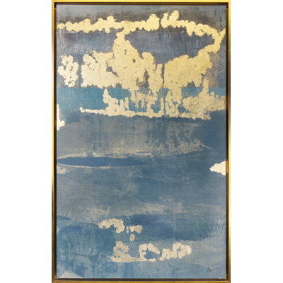 Camouscape IV par Maeve Harris, peinture sur toile à cadre flottant