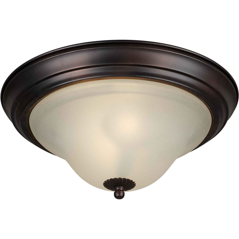 Votaw Glass Flush Mount, 13.25" H x 6" W