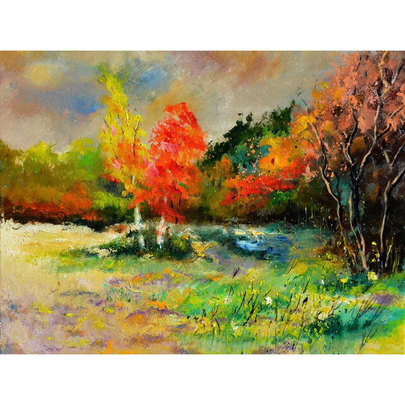 Autumn Print by Pol Ledent, 24" H x 32" W, Wrapped Canvas