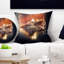 Grand faucon en vol - coussin à imprimé animal-29516164-29516167