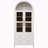71" Tall Arched Kitchen Pantry Cabinet With 2 Large Drawers, Modern Farmhouse Kitchen Storage Cabinets With Adjustable Shelves, Glass Door, Wood Versatile Cupboard For Kitchens, Dining Room