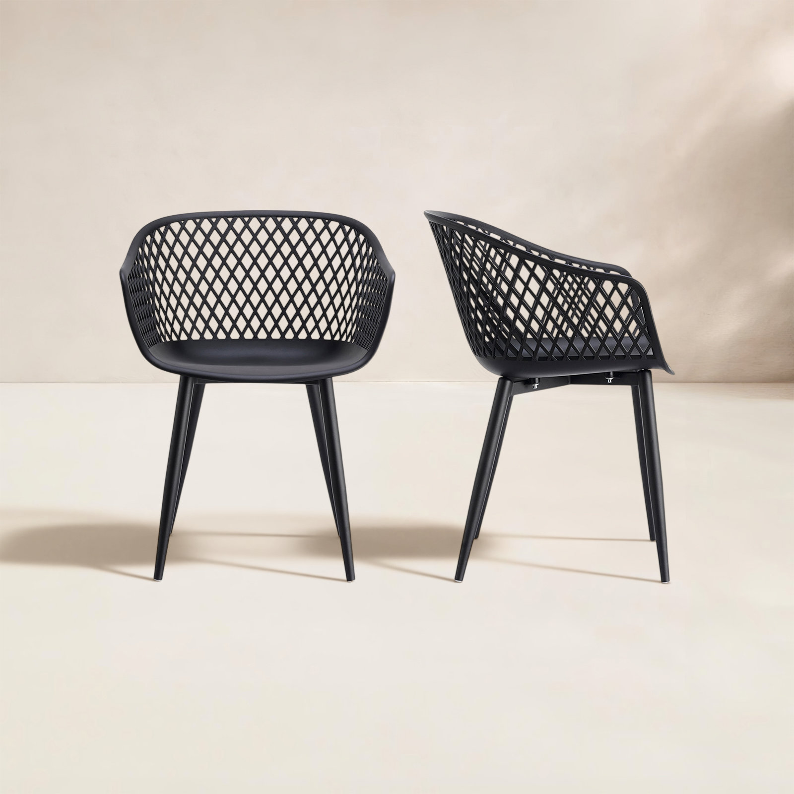 Newark Patio Armchair, Black
