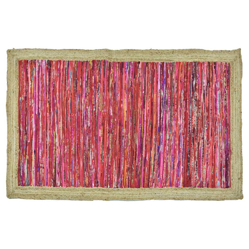 Tapis de zone rouge handwoven Burkes, Rectangle 8 pi x 10 pi