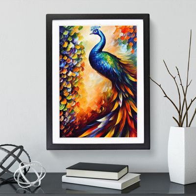 Peacock Portrait No.4 - Wall Art