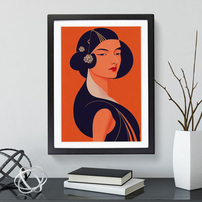 Art Deco Woman No.1 - Wall Art