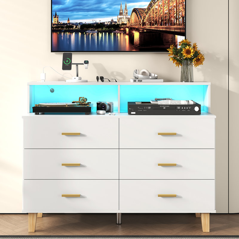 Cithlaly 47.2'' W 6 - Drawer Dresser