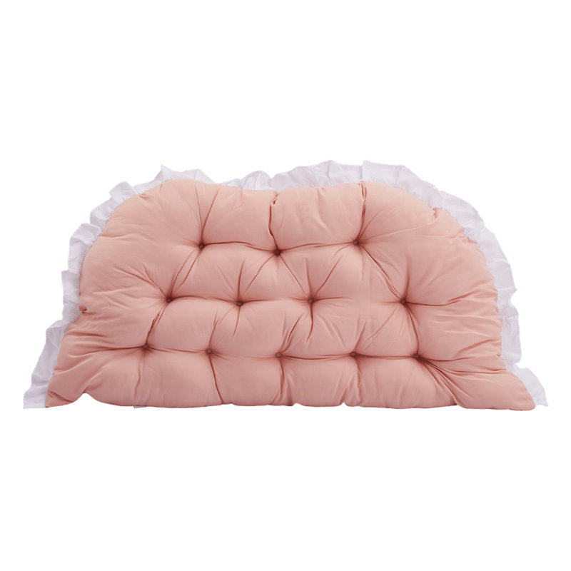 Tufted Headboard Backrest Cushion with Elastic Strap