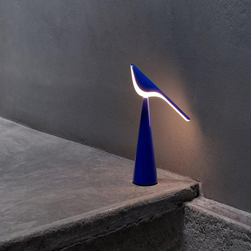 Tiki LED Table Lamp, Blue, Blue