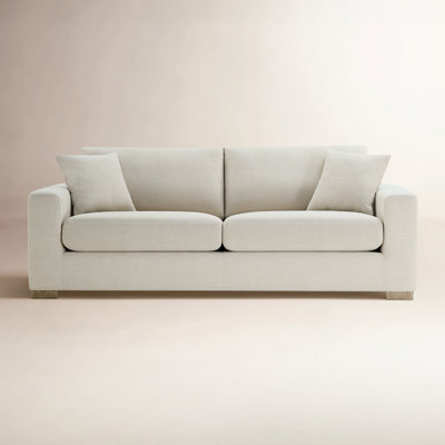 84'' Upholstered Sofa with Solid Wood Legs
