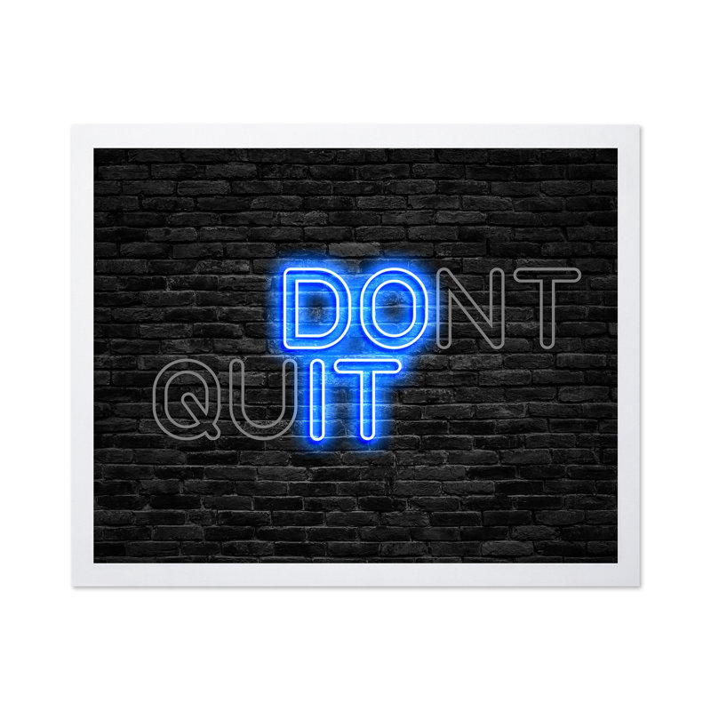Do It, 11"H x 14"W, Poster, White Framed