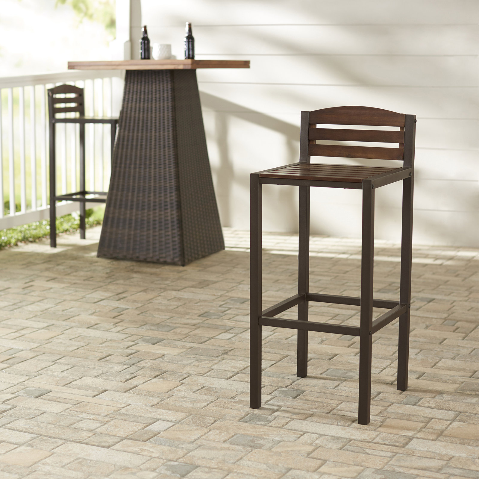 37.75'' Outdoor Bar Stool