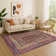 Premium Machine Washable Bucz AMF1725 Geometric Rug