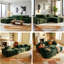 Canapé avec coussins double couche et configuration modulaire flexible-1838884517-1838884518