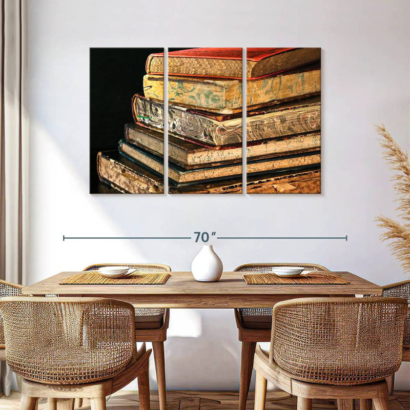 Kerner Antique Books, 36" H x 57" W