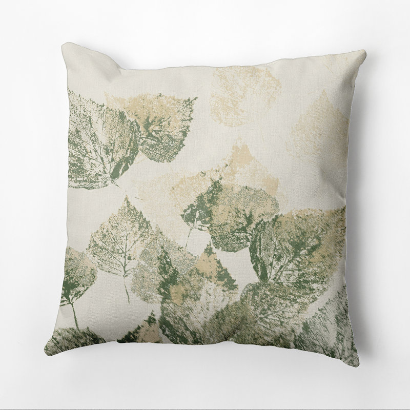 Housse et housse pour coussin carré, H 20 po x l 20 po x P 7 po, Vert