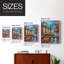 LANDSCAPES Series CECXLII, reproduction encadrée - bois massif-570140885-570140883