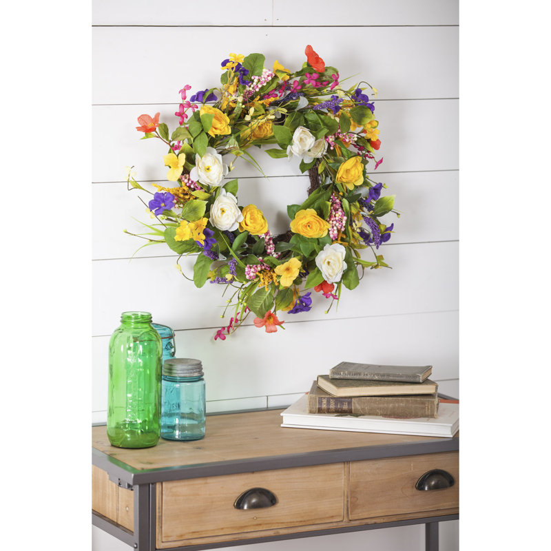 Faux Polyester 24'' Wreath