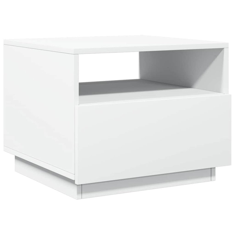 Carrel Frame Coffee Table, White