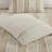 King/Cal King 3 Piece Striped Cotton Duvet Cover Set