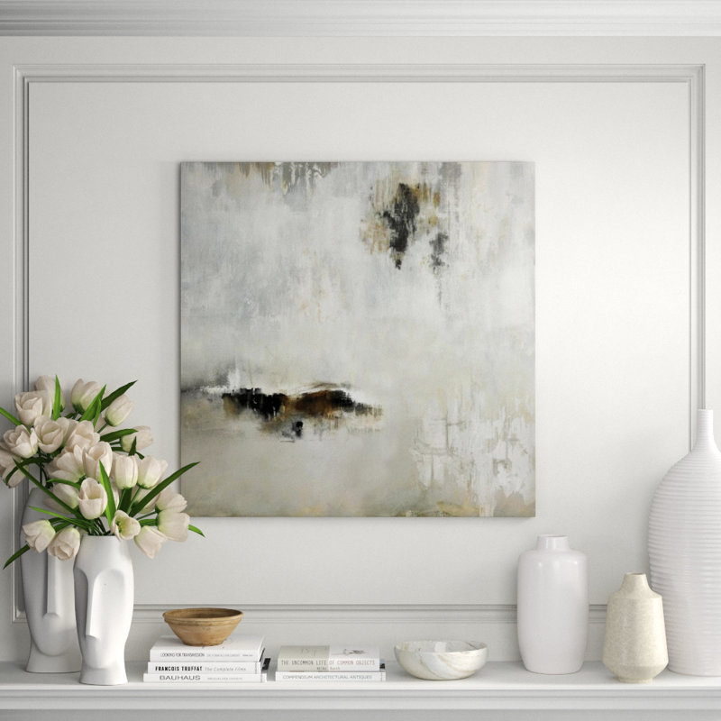 Luna III Painting by Paul Duncan, 24" H x 24" W x 1.5" D, Glass Coat
