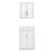 Savannah 2-piece Storage Cabinet Set