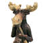 Statue orignal et dans un bateau Black Bear