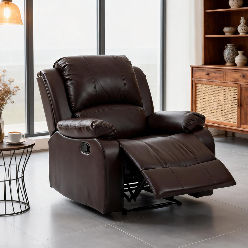 94cm Wide Standard Recliner, Brown