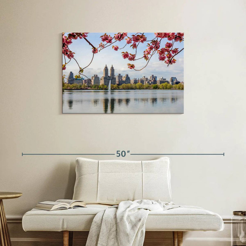 Fleurs de cerisier de Sirci Central Park, H 24 po x l 36 po