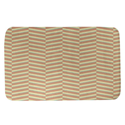 Tapis de bain à rayures rectangulaires anti-dérapant fractures