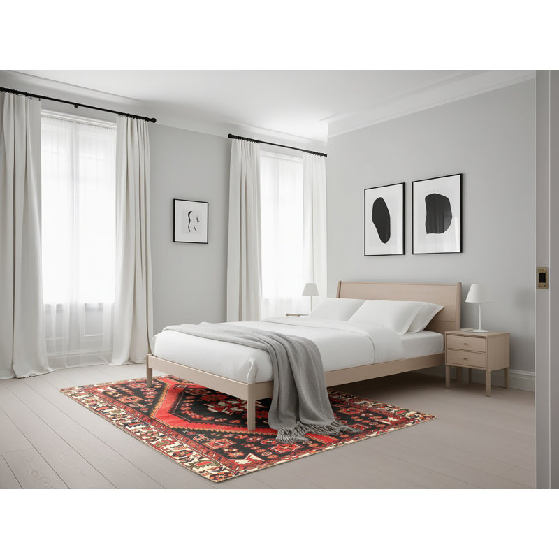 Tapis rouge à motif sud-ouest, Rectangle 5 pi x 7 pi