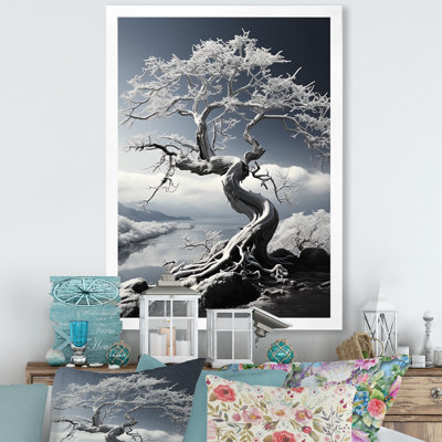 " Black And White Tree Lined Dreams "