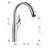 Artona Pull-Down Dual-Spray Kitchen Faucet - PVD Steel-1264431500-1264431489