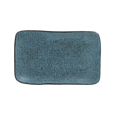 Plat rectangulaire en grès cérame de 10,63 po Night Sky