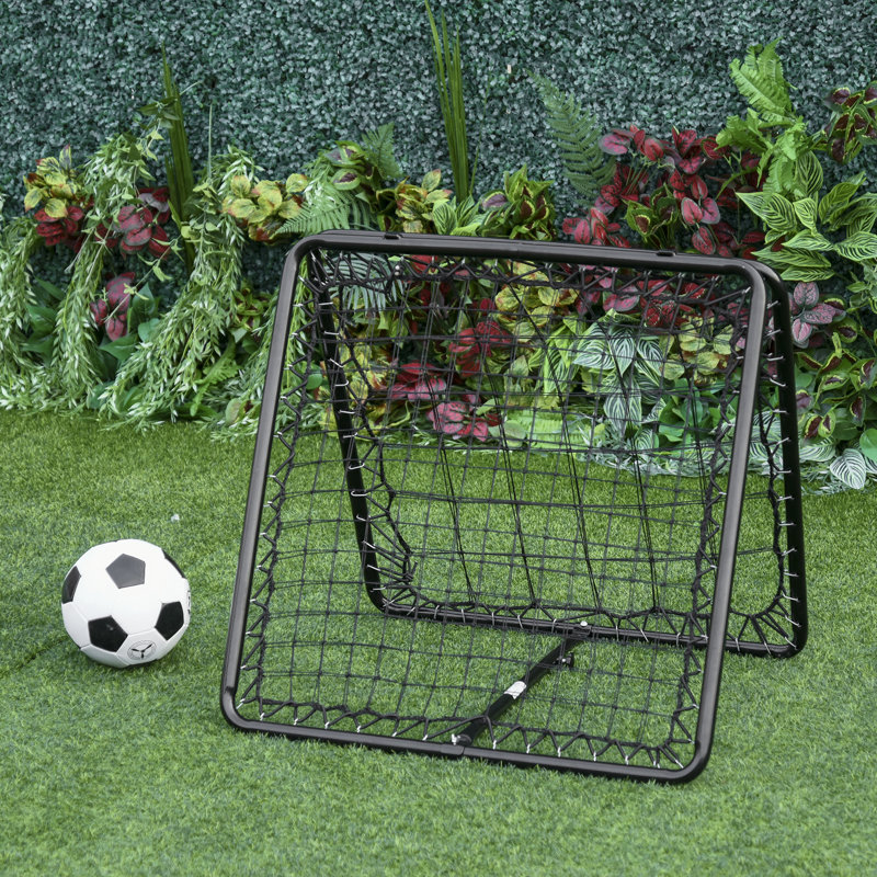 HOMCOM Metal Football Net