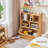 Kids Toy Storage Organizer, 3 Tier Children Small Bookcase and Bookshelf, Toddler 6 Cubby Toy Storage Cabinet, Toy Shelf for Playroom, Bedroom, Living Room, Nursery, School(Natural)-1610719927