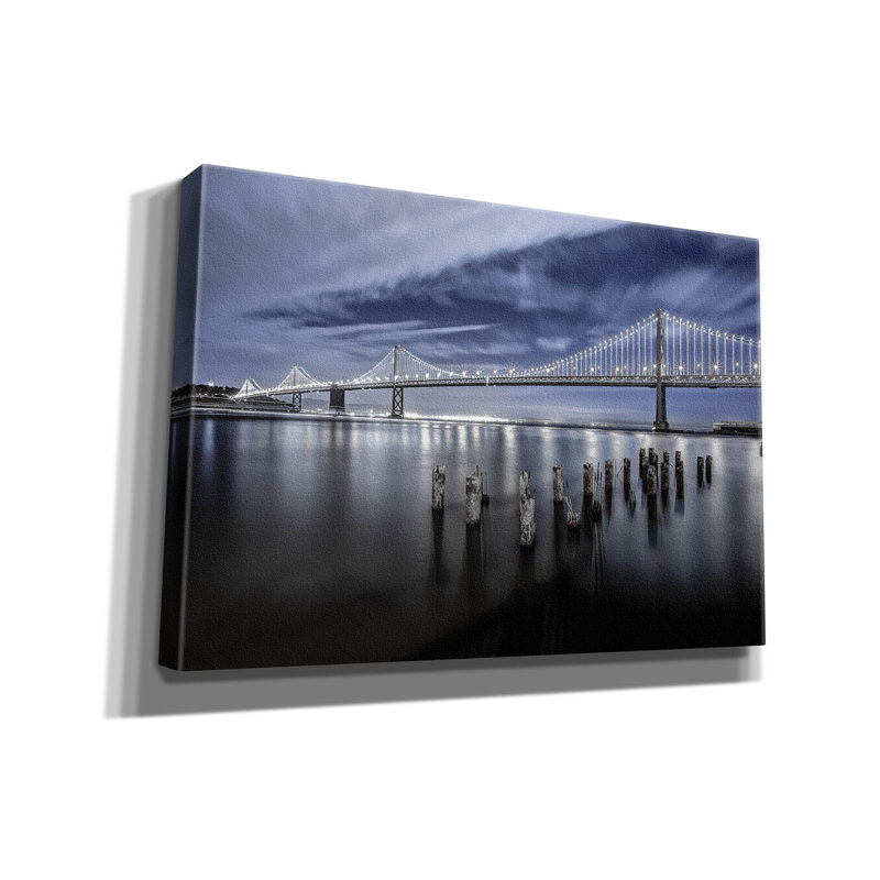 «The Bay Lights» par Toby Harriman Visuals, H 18 po x l 26 po x P 0,75 po