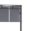 Outsunny 3(m) Steel Pergola Garden Gazebo w/ Sliding Canopy, Dark Grey