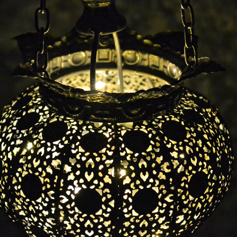 11.4'' H Metal Hanging Lantern