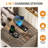 Multifunctional Vanity Desk With Lighted Flip Top Mirror, Adjustable Shelves, And Hidden Storage-1418668253