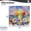 Vélo à bord de la toile, conception par Shelly Craig-944742255
