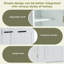 Armoire de rangement pour garde-manger, garde-manger autoportant avec portes et tablettes réglables, petit garde-manger pour cuisine, salle de bricolage